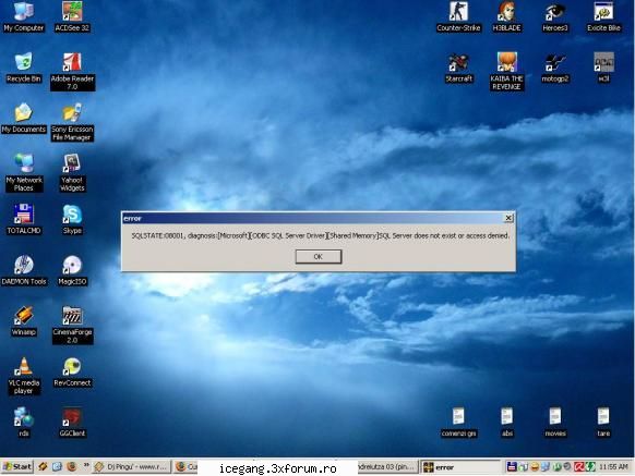 am shi eu o da o eroare de genu` any idea why? multzumesc anticipat ^:)^ cum sa faci un server de